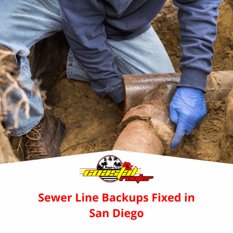 Sewer Line Backups Fixed in San Diego