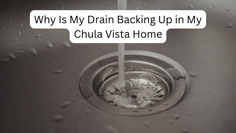 Why Is My Drain Backing Up in My Chula Vista Home