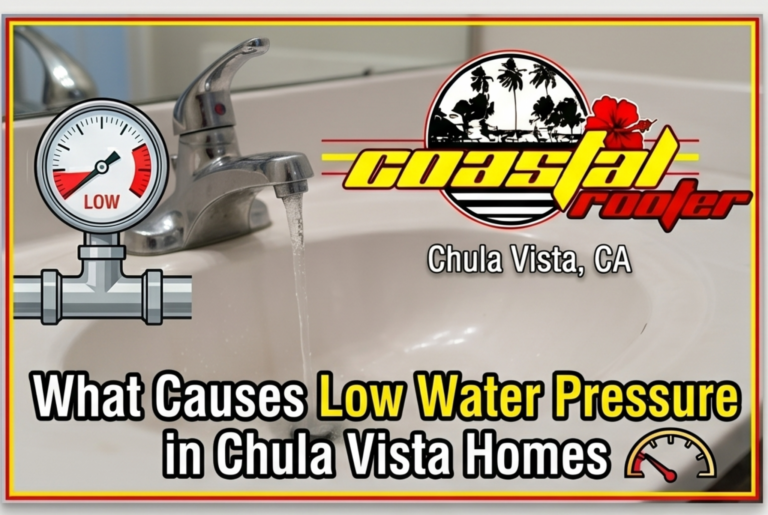 What Causes Low Water Pressure in Chula Vista Homes