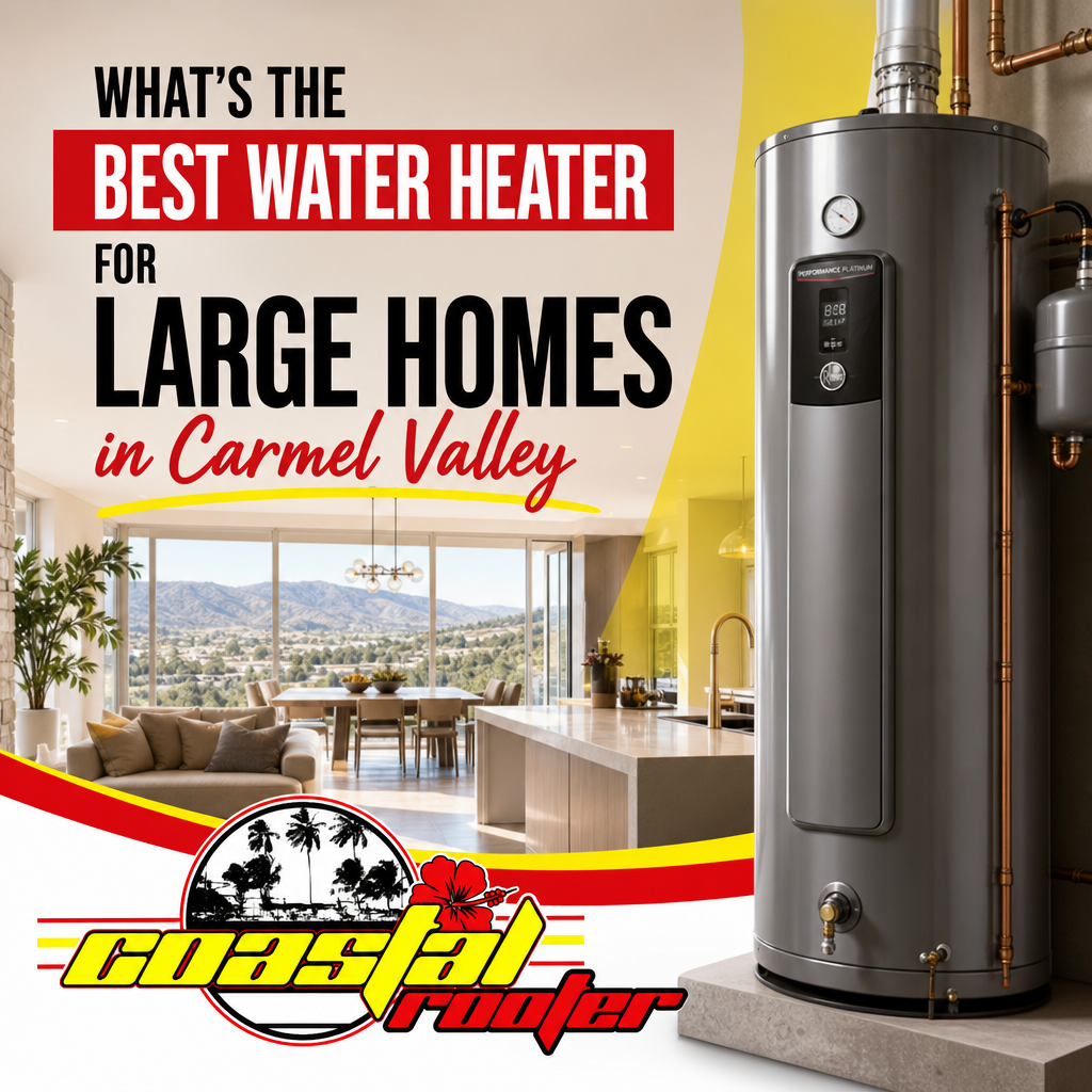 What’s the Best Water Heater for Large Homes in Carmel Valley