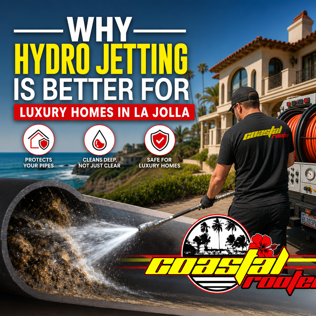 Why Hydro Jetting Is Better for Luxury Homes in La Jolla