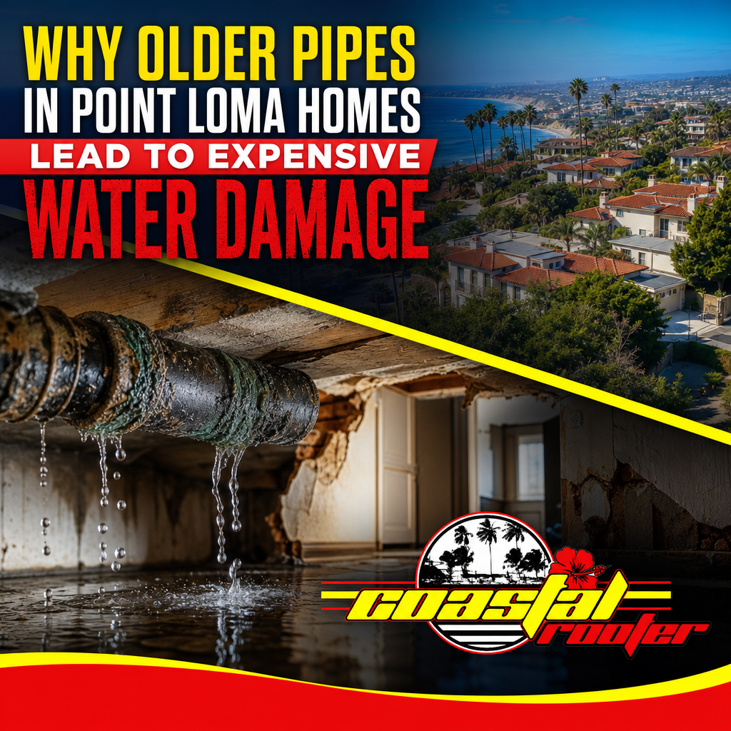 Why Older Pipes in Point Loma Homes Lead to Expensive Water Damage