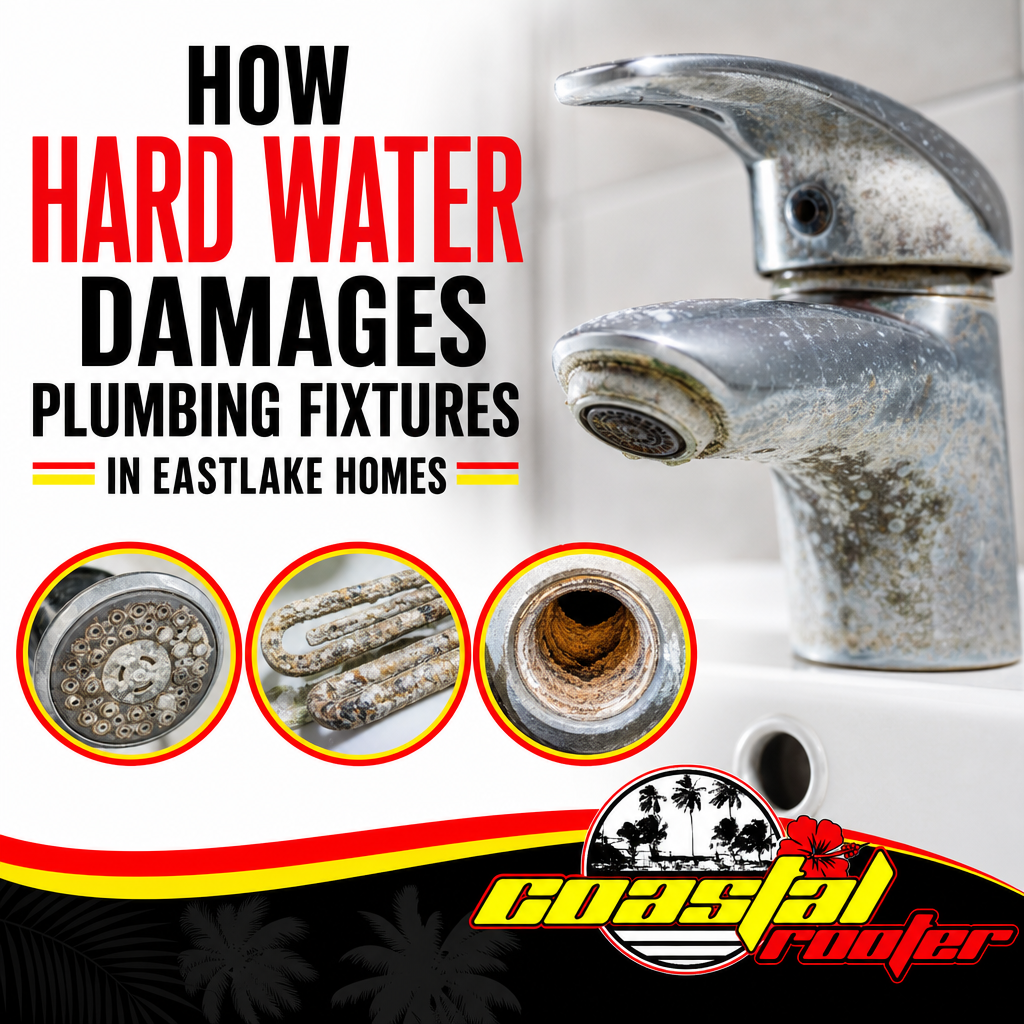 How Hard Water Damages Plumbing Fixtures in Eastlake Homes