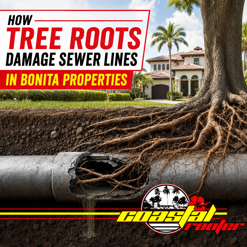 How Tree Roots Damage Sewer Lines in Bonita Properties